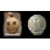 10123279 Наконечники каменных булав из шумерских городов Сиппар (слева) и Лагаш (справа). Британский музей, Лондон