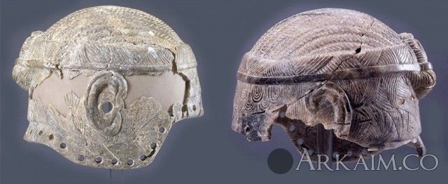 10123386  «Каменный шлем» неизвестного шумерского правителя (лугаля). Британский музей
