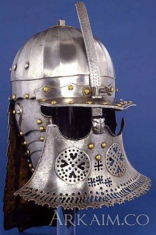 1467884744 hussars helmet poland late 17th century fitzwilliam museum