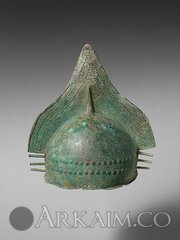1450340610 helmet villenova 9th century Bc The metropolitan museum Of Art