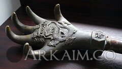 1430758356 bulava kumade predstavlyaet soboy yarkoe sliyanie dvuh stiley kitayskogo I yaponskogo ostrovnogo oruzhiya