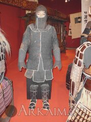 1473350475 5b. kusari tatami gusoku A suit Of chain armour