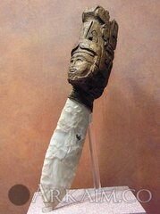 1501390288 1a aztec sacrificial knife with carved wooden handle 5732862709