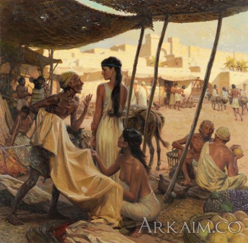 abrahams-wife-sarai-and-a-slave-bargain-for-cloth-in-a-marketplace.jpg