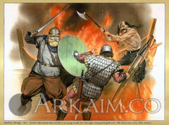 swedish vikings Rus boarding byzantine ship In The black Sea early 10th century