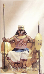 ethiopian king ezana Ii Of The aksumite empire In The 4th century Ad He Was converted To christianity By His greek slave teacher frumentius In 324