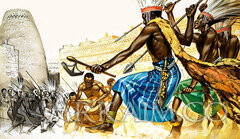 showing A War dance being performed By warriors And noblemans In One Of The great ritual compounds Of The zimbabwe kingdom