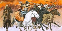 mongol horsemen