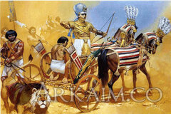 egyptian pharaoh ramses Ii In His chariot