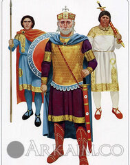 byzantine emperor basil Ii with His bodyguard