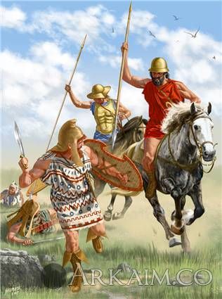 theban cavalry Vs thracian swordsmen