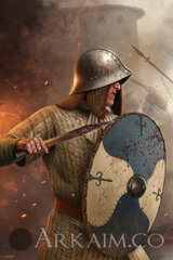 joan francesc oliveras pallerols carolingian infantryman