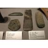 1476368495 10. polished stones Yue Axe stone Axe stone spade And stone sickle. from yanshi site Ca. 1500 . henan provincial museum