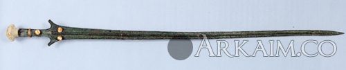 1442923076 Ci type sword from kydonia crete dated Lm iiia1 this specimen Is 83 Cm long